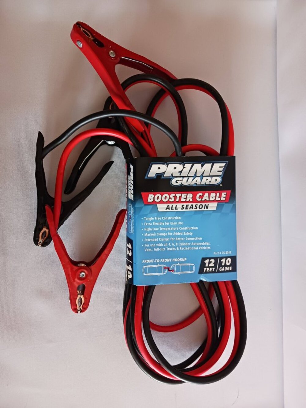 NIP Prime Guard  12' 10 Gauge  Booster Cable